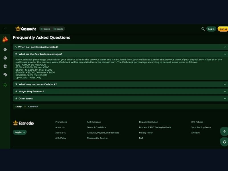 Registro en Casinacho Casino (Nacho Casino): cuenta para jugadores de live españoles, KYC y acceso al Live Tournament