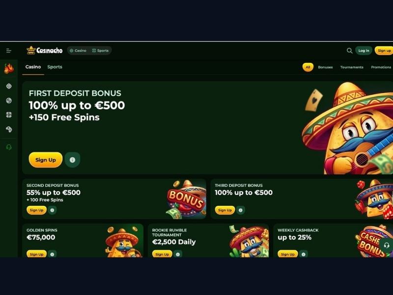 Registro y configuración para jugadores de live en Casinacho Casino Nacho Casino España